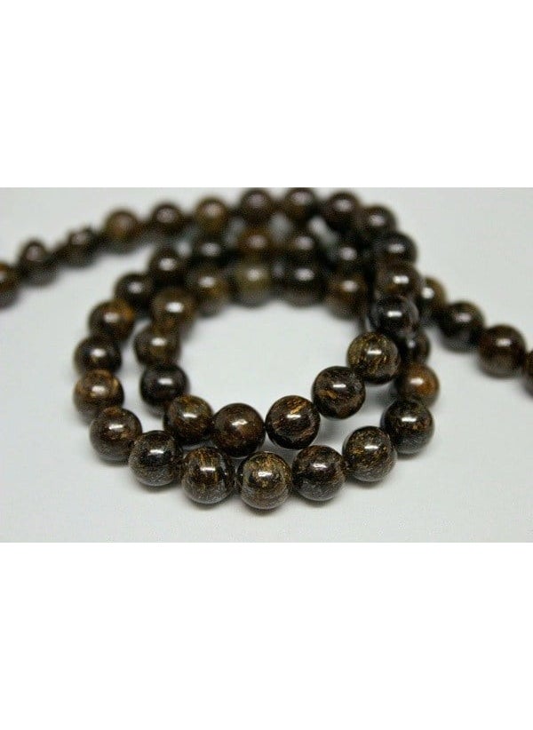 Seed of Life Bronzite Stone Half String 6mm (18CM Long)