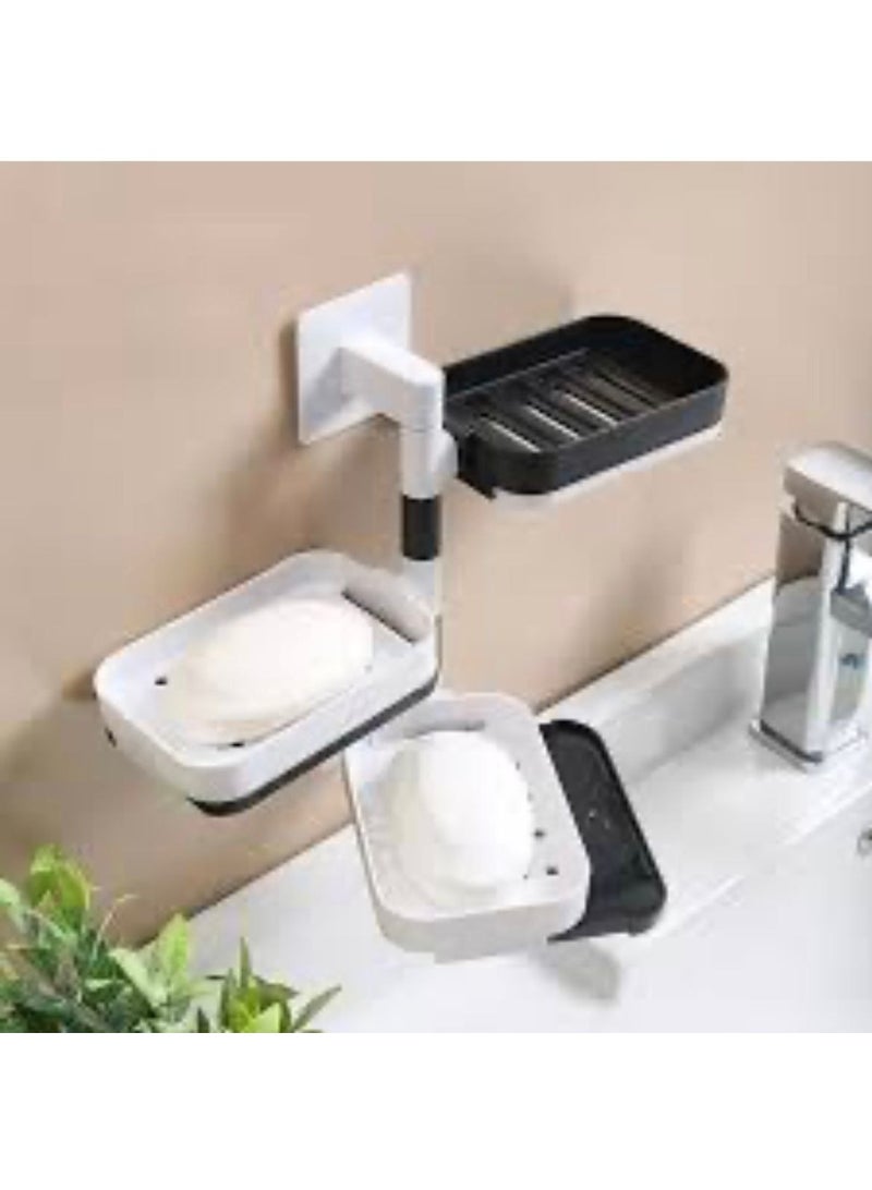 صبّانة 3 طبقات عملية مع درج تصفية مدمج، لتنظيم مثالي وتصريف سلس للسوائل. - Image 3