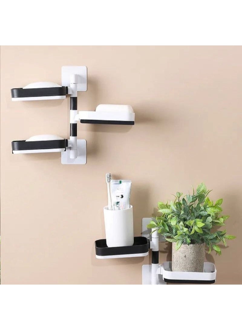 صبّانة 3 طبقات عملية مع درج تصفية مدمج، لتنظيم مثالي وتصريف سلس للسوائل. - Image 1