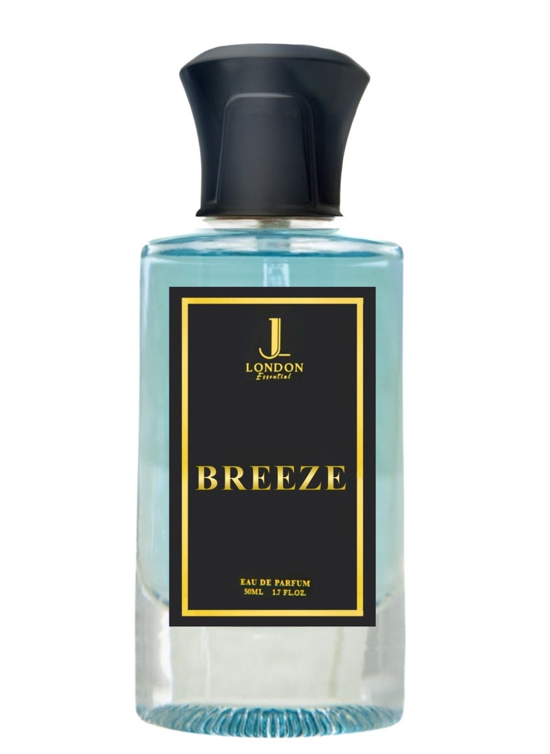 JAN LONDON JAN LONDON ESSENTIAL - BREEZE EDP Perfume For Men And Women Long Lasting Unisex Fragrance Inspired Perfumes for Ladies & Gents 50ml  - Image 1