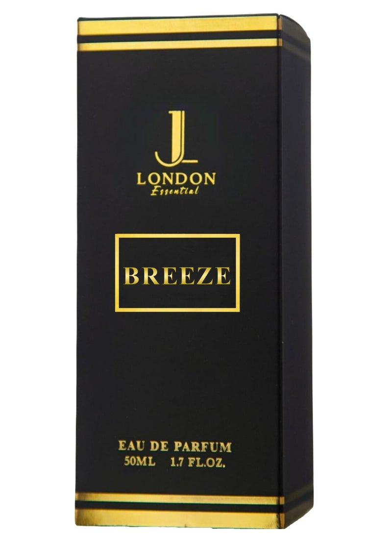 JAN LONDON JAN LONDON ESSENTIAL - BREEZE EDP Perfume For Men And Women Long Lasting Unisex Fragrance Inspired Perfumes for Ladies & Gents 50ml  - Image 5