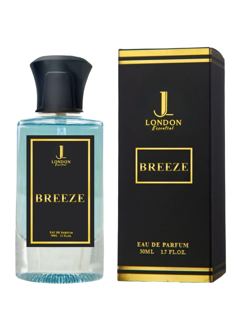 JAN LONDON JAN LONDON ESSENTIAL - BREEZE EDP Perfume For Men And Women Long Lasting Unisex Fragrance Inspired Perfumes for Ladies & Gents 50ml  - Image 2