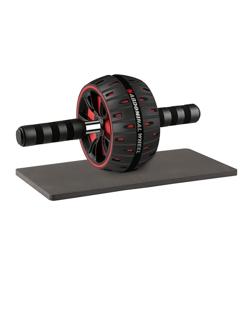 Generic Ab Roller Wheel,Exercise Roller Wheel with Knee Pad for Abdominal & Core Strength Training, Exercise Wheels for Home Gym Fitness, Ab Machine with Knee Pad Accessories  - Image 1