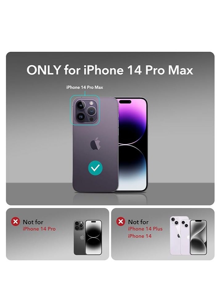 Houmt iPhone 14 Pro Max Case Cover Shockproof Back Card Storage & case built-in Stand PU leather for a stylish look Back Cover For iPhone 14 Pro Max 6.7-inch - Image 2