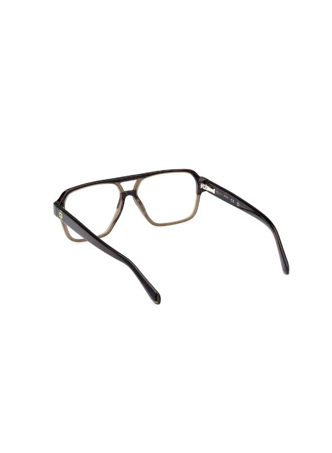 جس نظارة طبية بشكل نافيجيتور للرجال بأذرع من الأسيتات GU50093  مقاس 56 - دارك هافانا - Image 3