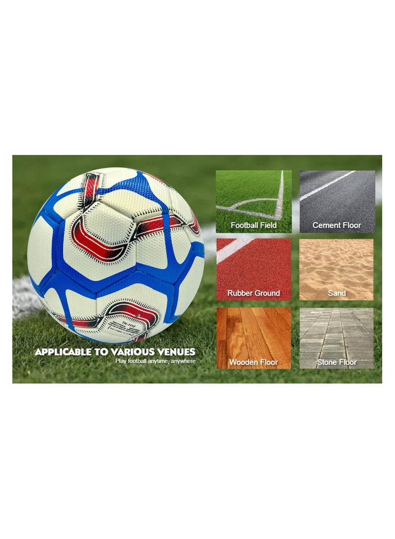 سبال كرة القدم كرة القدم للمباريات كأس العالم أفضل كرة مقاومة للماء في الأماكن المغلقة/الخارجية للتدريب الاحترافي ومطابقة الرجال والنساء والشباب والبالغين - Image 3