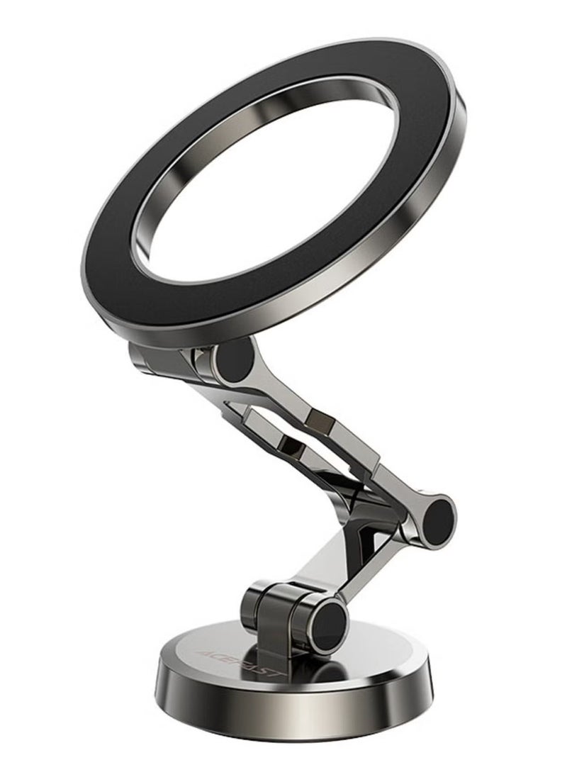 JAJEEK D20 Car Mount Magnetic Holder – Universal Magnetic Phone Holder for Dashboard & Windshield, 360° Adjustable, Strong Grip, Compatible with All Smartphones (Black) - Image 1