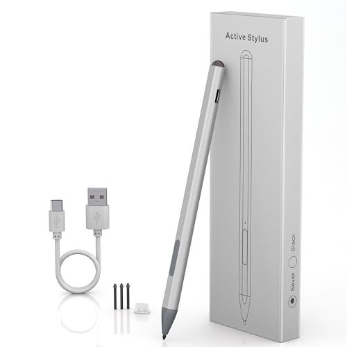 Rytaki Pro Surface Pen - Surface Pro Pen Stylus for Surface Pro 11/9/10/8/X/7/6/5/4/3, USB-C Fast Charge, 4096 Pressure Sensitivity, Palm Rejection Surface Pen for Surface Go 2/3/4/Book/Laptop/Studio - Image 1
