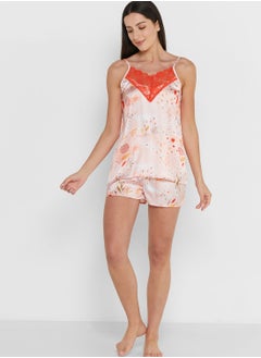 Printed Shorts Set