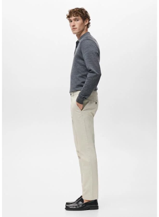 Mango Man 05-CRUDO Trousers Prato for Men | Best Price UAE