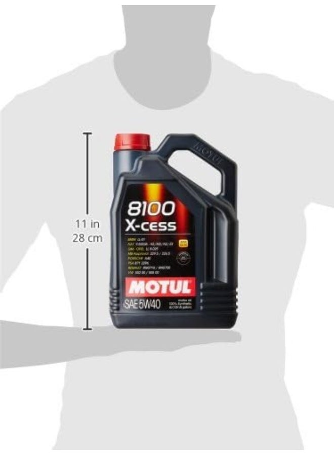 Motul 8100 X-cess SAE 5W-40 - Image 3