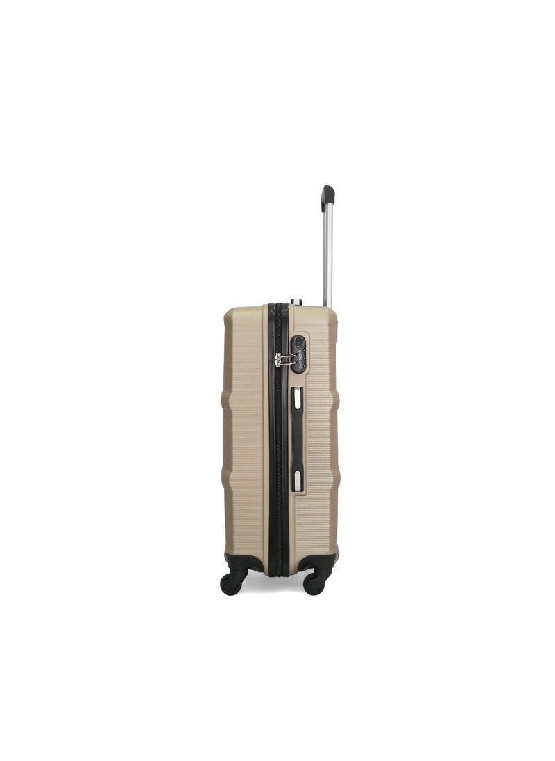 GIORDANO Giordano Luggage Bags Hardside Spinners Trolley 3 PCS Set,Champagne  - Image 3