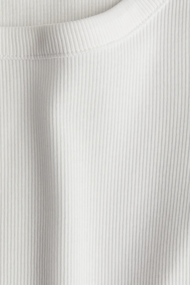 H&M Ribbed jersey top