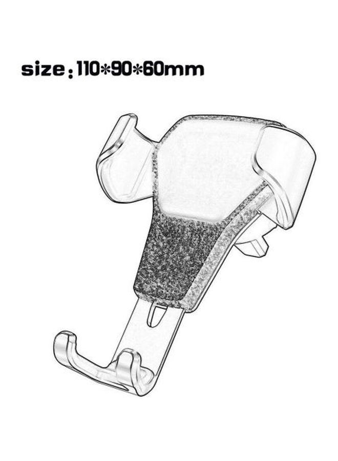 NIBEMINENT Car Phone Holder Black/Silver - Image 5