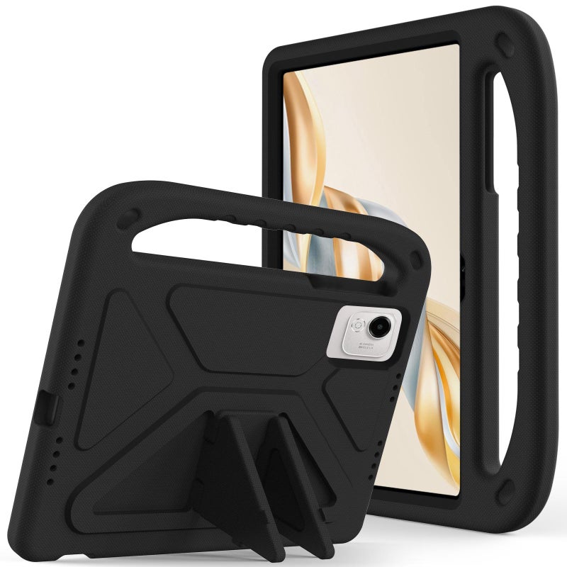 إيروريكس جراب تابلت مقاوم للصدمات من مادة إي في إيه مع حامل لجهاز Honor Pad X9A / X9 Pro 2025 (أسود) - Image 1