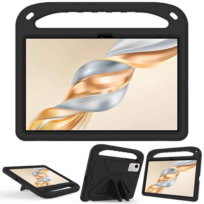 إيروريكس جراب تابلت مقاوم للصدمات من مادة إي في إيه مع حامل لجهاز Honor Pad X9A / X9 Pro 2025 (أسود) - Image 3