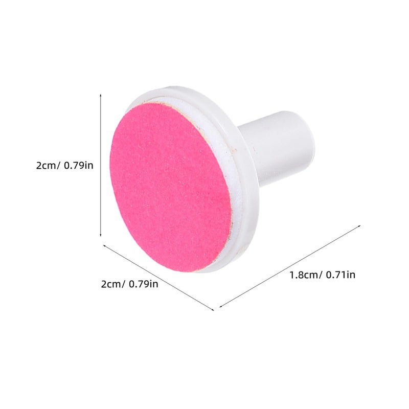 18Pcs Electric Nail File Replacement Heads with Red Purple Green Pads for Newborns Age 1 12 Months - Image 3
