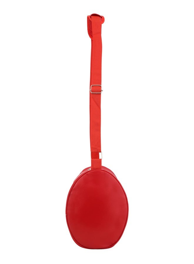 Burnlab Faux Leather Gym Bag (Red) - Image 5