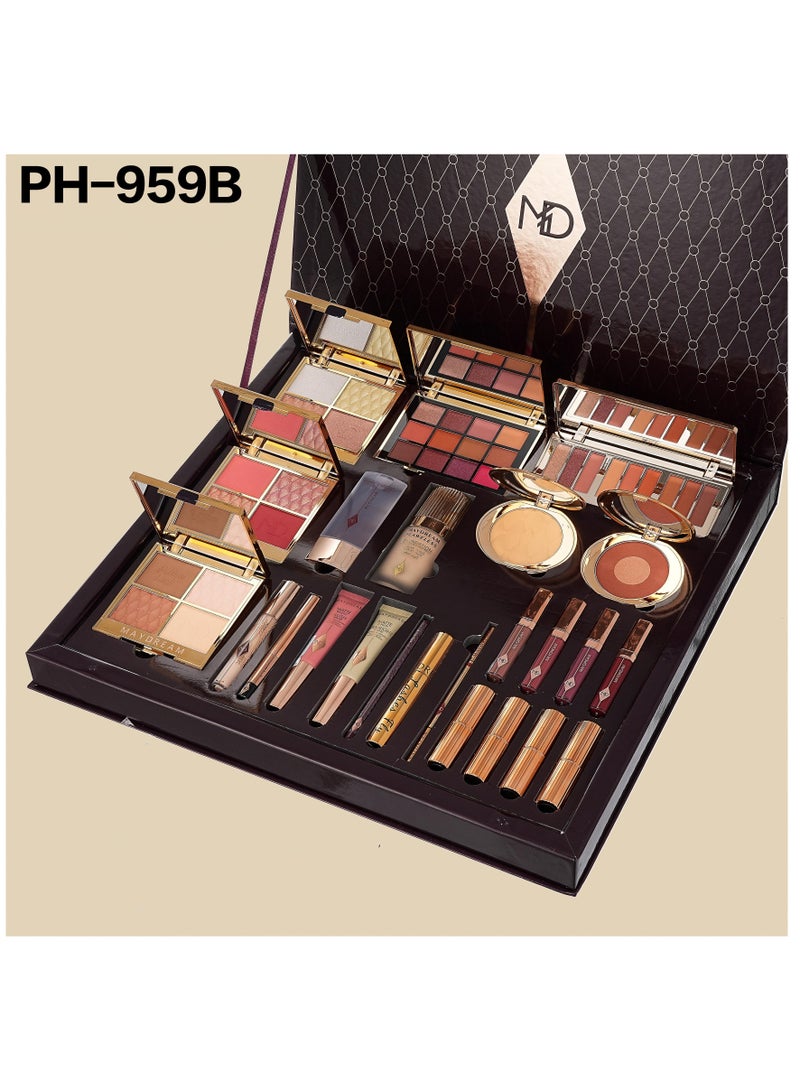 MAYDREAM Makeup Kit from MAYDREAM Professional Makeup Box Set, Burgundy - Image 1