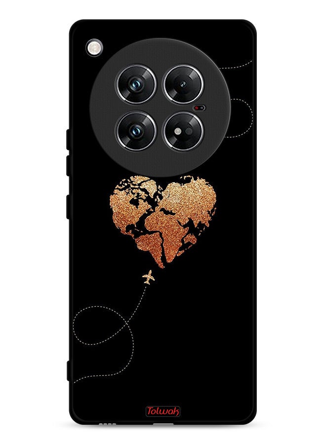 Tolwak Infinix Zero 40 Protective Case Cover Airplanes Touching Heart - Image 1