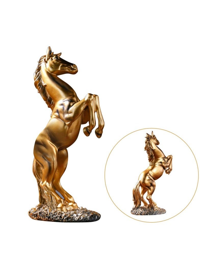 دي آند أل ديكور المنزل النحت التماثيل الحديثة ديكور المنزل الحصان التماثيل التماثيل الراتنج الفن هدية غرفة نوم المنزل غرفة المعيشة مكتب  - Image 5
