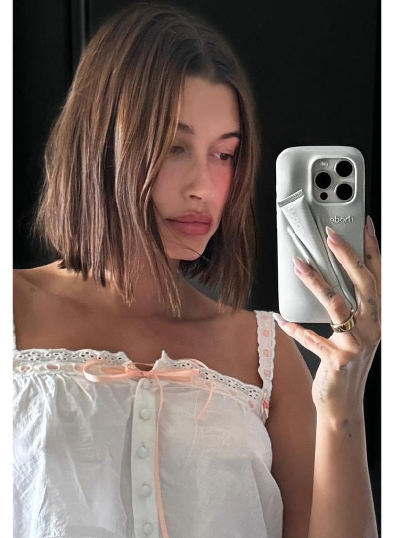 Rhode Iphone 16 Pro phone Case Covar Lip Balm Holder in Original Package Muiti Functional Phone Case With Stylish Silicone Travel Bag - Image 2