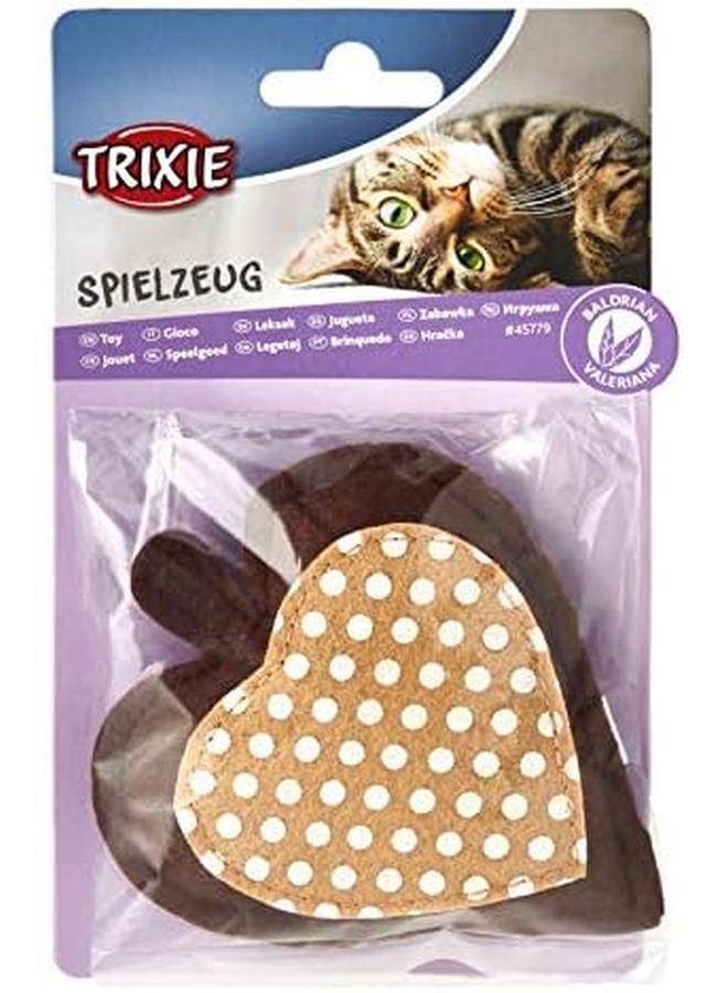 تريكسي لعبة قطة على شكل قلب مع حشوة الناردين مقاس 11 سم - Image 2
