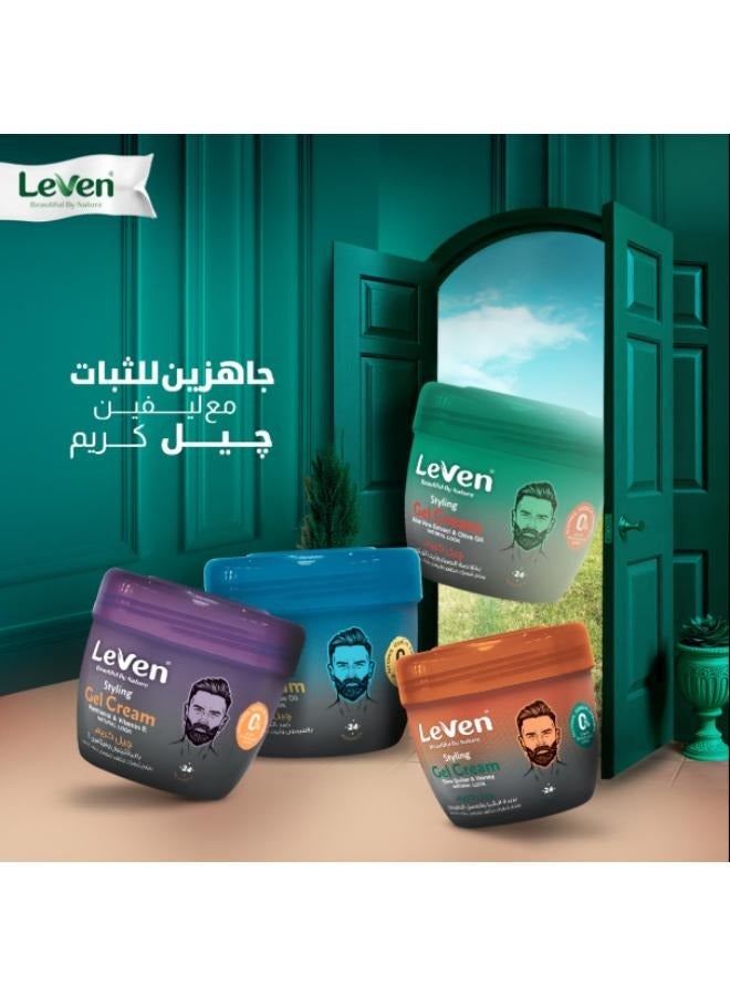 LEAVEN Gel cream with panthenol and vitamin E 225ml  - Image 4