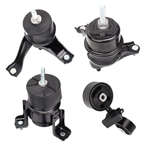 YBDDZH Engine Motor and Transmission Mount Kit Compatible with Camry 2002-2006 2.4L & Solara 2004-2008 2.4L Auto Transmission, Replace OE A4203 A4204 A4207 A4211, Set of 4 - Image 1