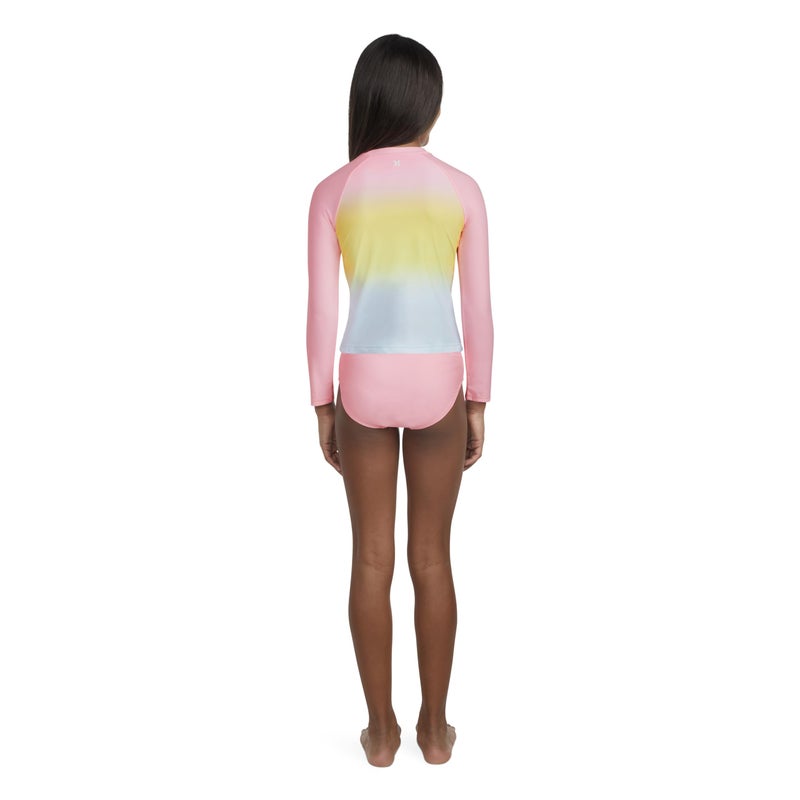 Hurley Long Sleeve Rash Guard 2-Piece Swimsuit - Image 4