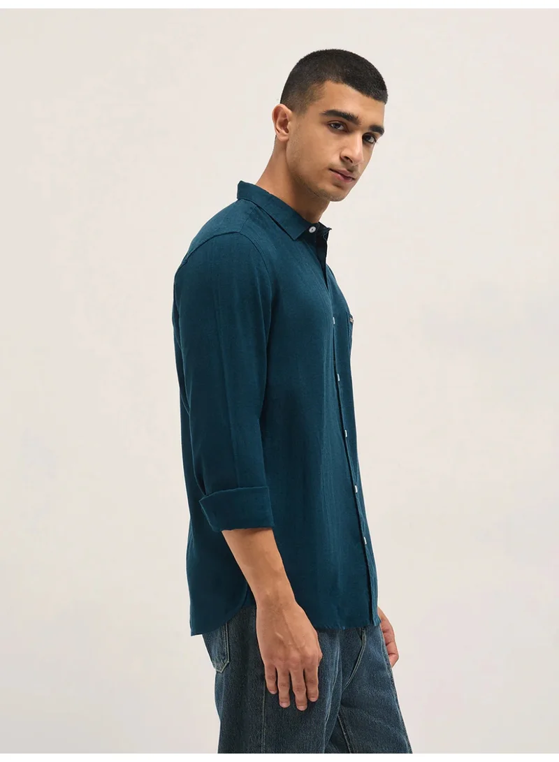 THE BEAR HOUSE  Men’s Long Sleeve Shirt – Classic, Comfortable and Stylish Essential for Work, Travel or Casual Outings for Men | Best Price UAE