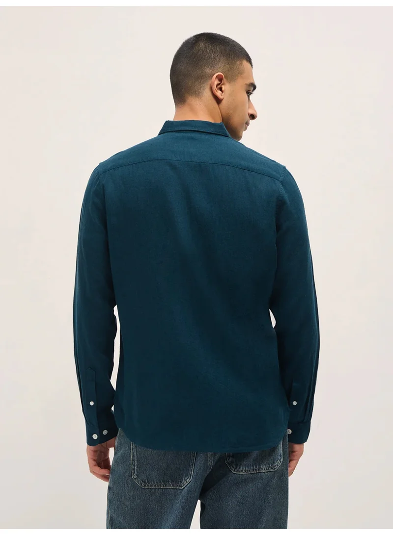 THE BEAR HOUSE  Men’s Long Sleeve Shirt – Classic, Comfortable and Stylish Essential for Work, Travel or Casual Outings for Men | Best Price UAE