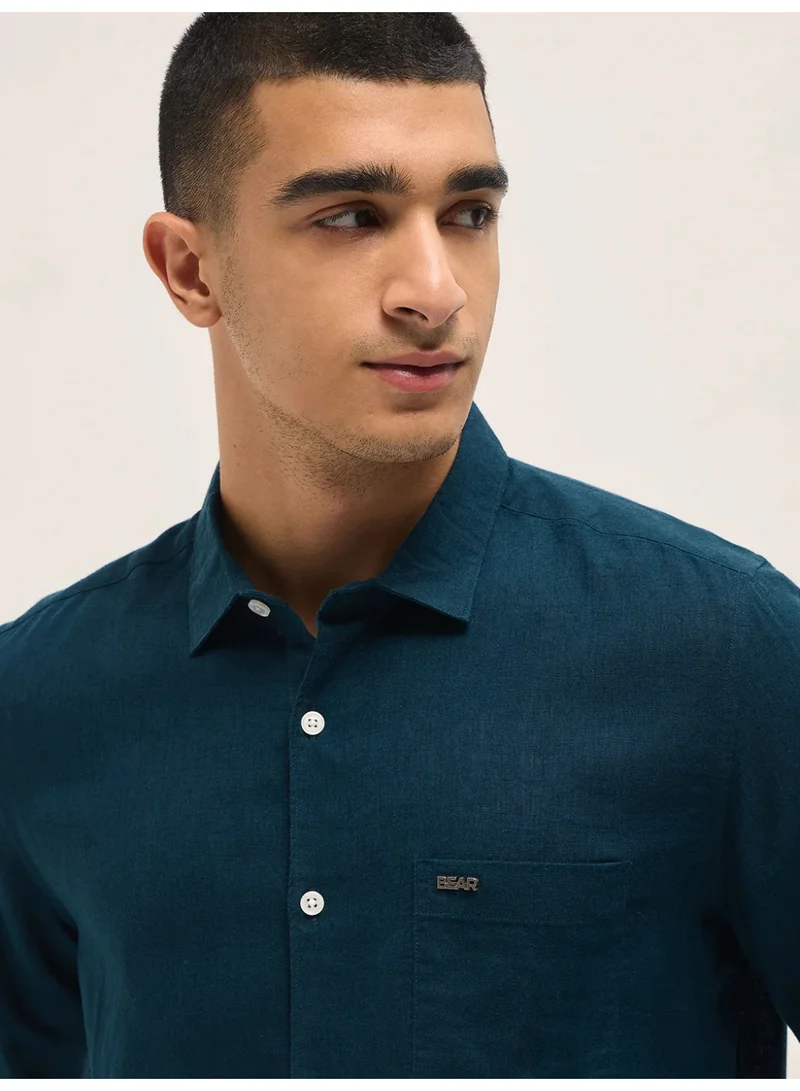 ذا بير هاوس Men’s Long Sleeve Shirt – Classic, Comfortable and Stylish Essential for Work, Travel or Casual Outings