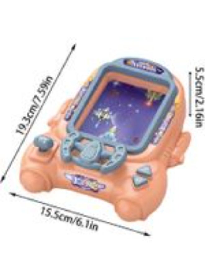 جهاز ألعاب سبيس فايتر المحمول للأطفال – وحدة تحكم محاكاة بطائرات فضائية بشاشة عرض كبيرة ومؤثرات صوتية، لعبة تفاعلية تعليمية وممتعة - Image 5