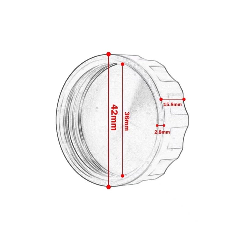 CNC Motorcycle Rear Brake Fluid Reservoir Cap Color 990 2 Compatible With Duke 990 - Image 4