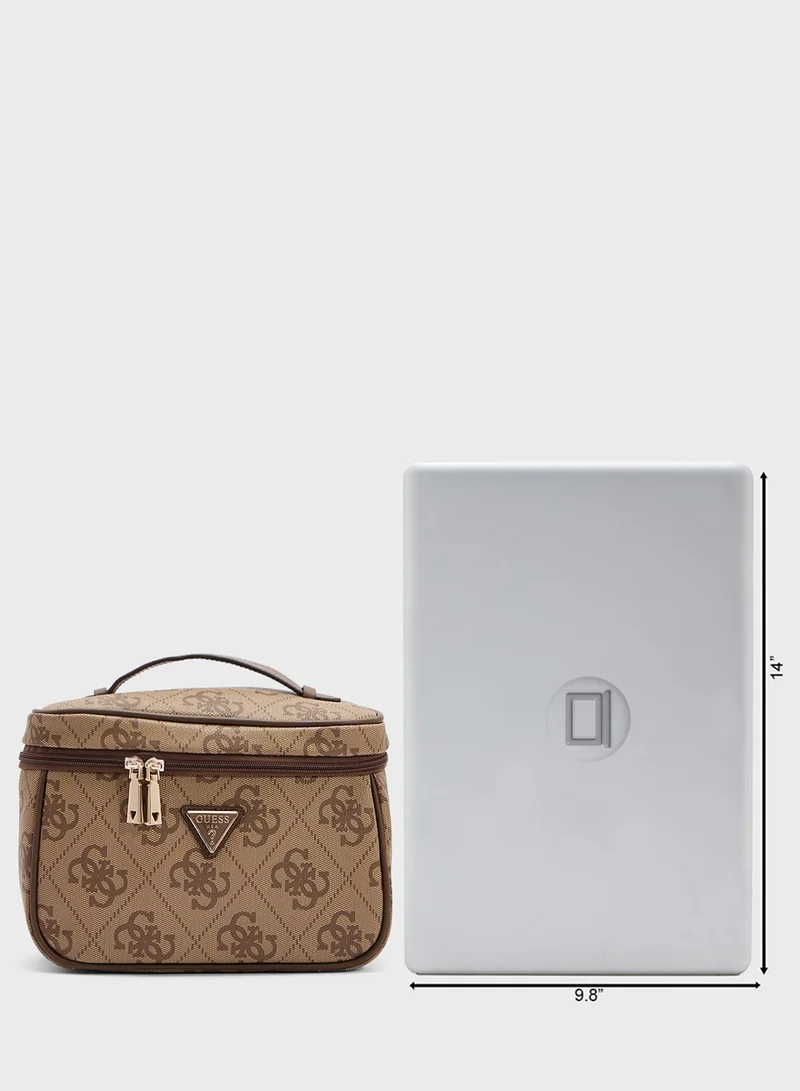 GUESS Logo Cosmetic Organiser Bag
