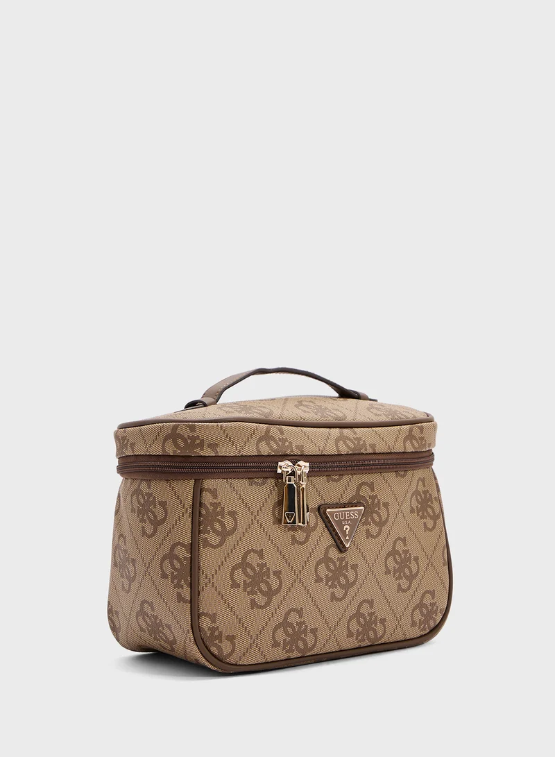 GUESS Logo Cosmetic Organiser Bag