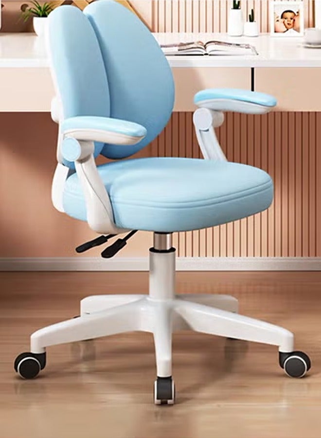 Generic Kids Desk Chair, Study Chair for Boys Girls with Height Adjustable, Swivel Task Student Chairs for 4-12, Growing Teen Office Chair for Home/School/Office  - Image 1