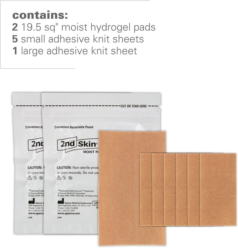 Spenco 2nd Skin Dressing Kit for Blister Protection - 8 Count Medical Bandages - Image 2