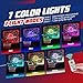 flybakiz Mini Indoor Basketball Hoop with 7Color Lights 3Light Effects Scoreboard TimerOver The Door Bedroom Office for 312 Year Old Kids Boys Birthday Christmas A - Image 4