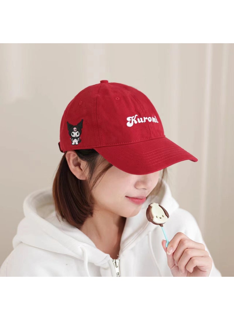 Generic Unisex Baseball Cap Casual Fashion Sun Protection Red Culomi  - Image 1