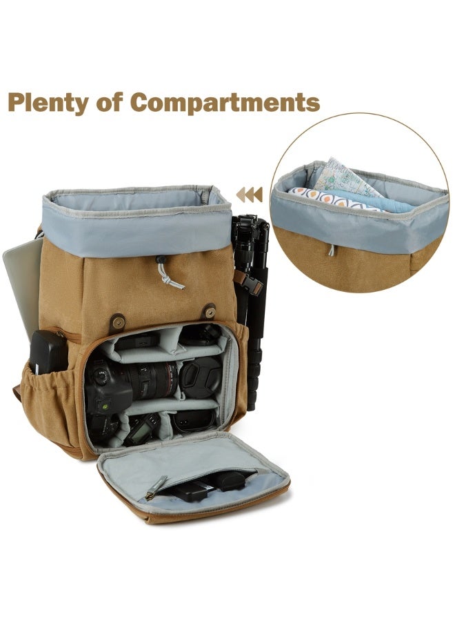 BAGSMART BAGSMART Khaki Photo Series/ Photo Camera Backpack - Image 1