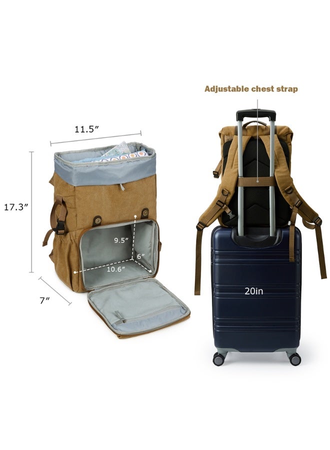 BAGSMART BAGSMART Khaki Photo Series/ Photo Camera Backpack - Image 4