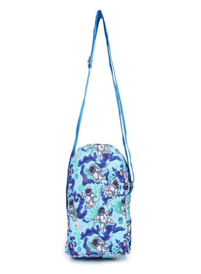 Asera Space Printed Sling Bag/Picnic Bag For Kids - Birthday Return Gifts For Girls/Boys/Kids (Space 6 Pcs), Blue - Image 4