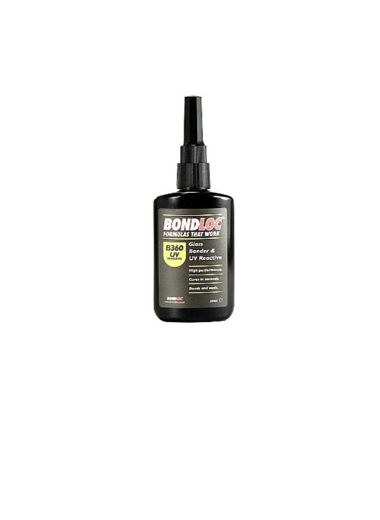 BONDLOC UV Adhesive Glass Bonder and UV Reactive 50ml - Bondloc B360UV  - Image 1