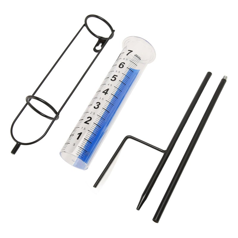 7 Inch Detachable Rain Gauge with Easy Install Stable Design for Garden Lawn Patio - Image 2
