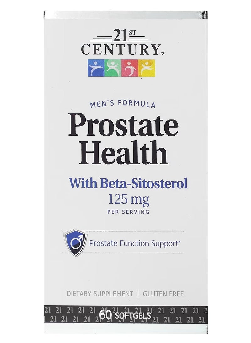 القرن الحادي والعشرين، صحة البروستاتا مع بيتا سيتوستيرول، 60 كبسولة هلامية