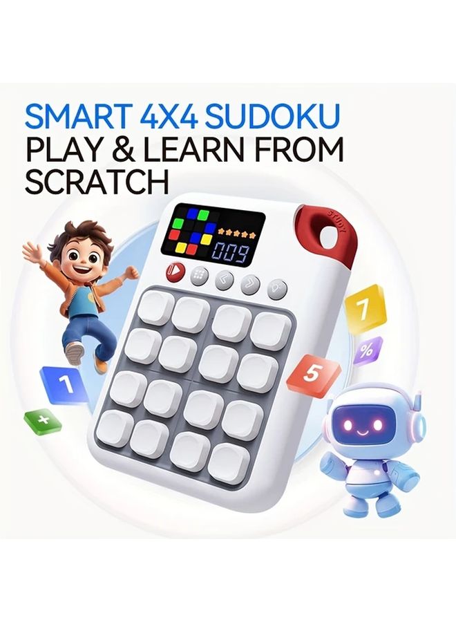 Common Style 4x4 Sudoku Toy For Kids Concentration Training Educational Learning Machine - Image 2