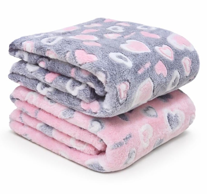 First Kick Luxury Soft Baby Blanket 100 x 75 cm Premium Fleece Newborn Swaddle Wrap All Season Warm Lightweight Blanket for 0-12 Months Crib Stroller Travel Use - Image 1