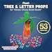 Constructive Playthings Tree and Letters Props for Chicka Chicka Boom Boom Childrens Book 14 H Plush Tree with 26 Lowercase and 26 Uppercase Letters for Kids Ages 2 - Image 4